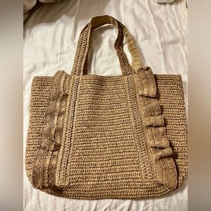 Time and True Natural shoulder bag beach BoHo hippie